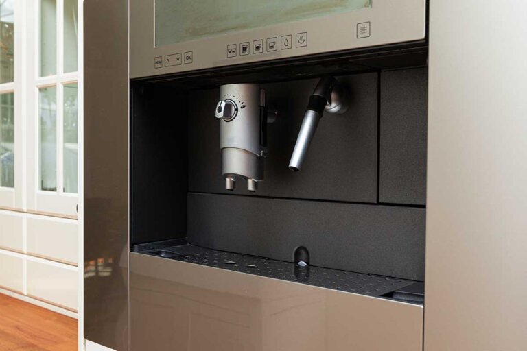 built-in coffee machine